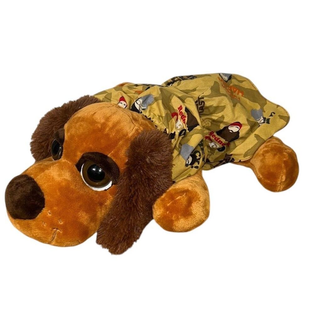 2014 Best Made Toys Puppy Dog Brown Laying Drooper Eye Stuffed Animal Plush 20"
